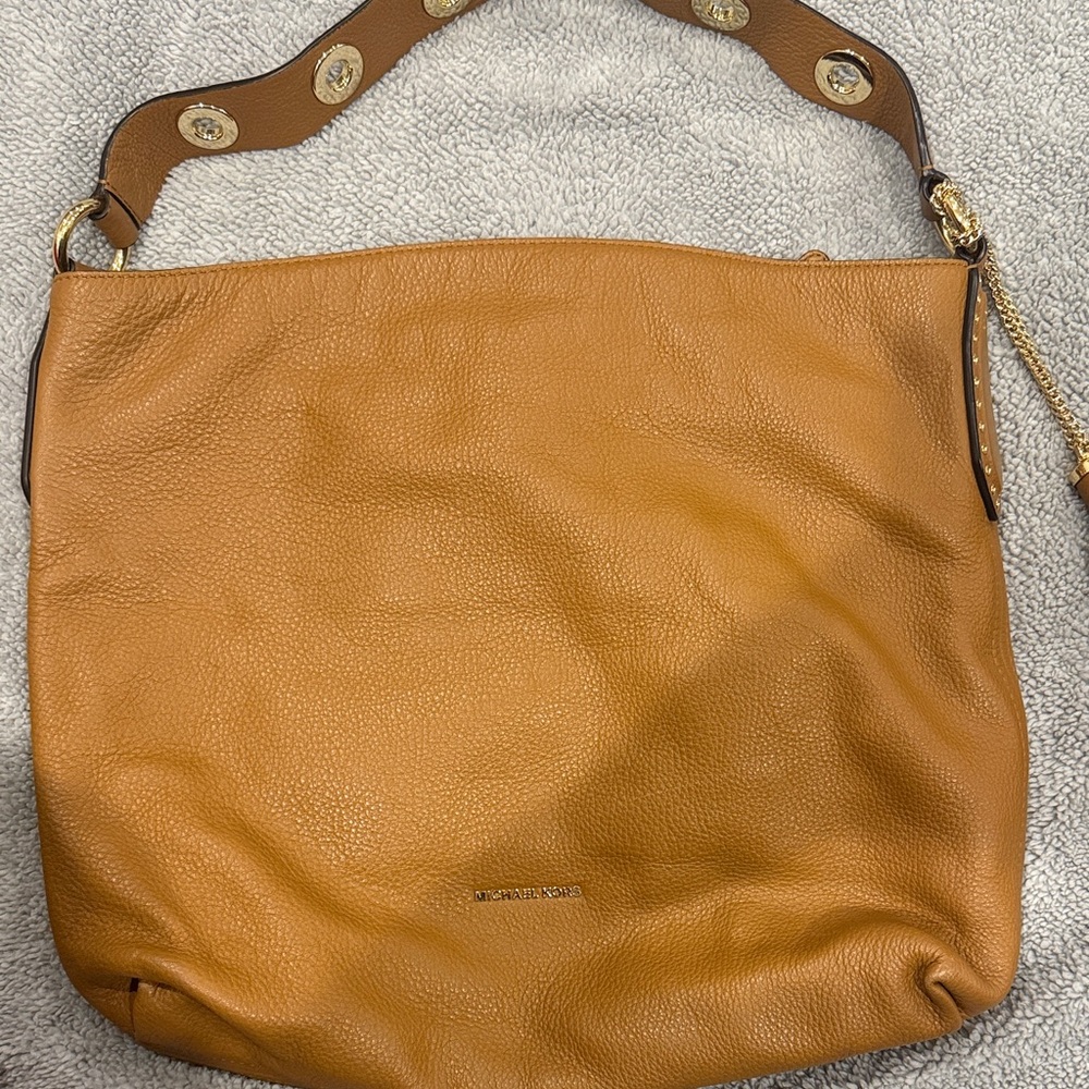 Brown Leather Shoulder Bag